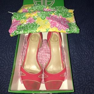 Lilly Pulitzer Pink Wedges